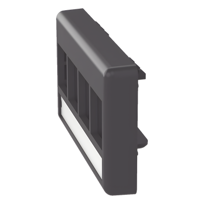 PANDUIT NK4MFLBL - Placa de Mobiliario Modular / 4 Puertos Keystone / Salida Plana / 2.9" x 1.77" (73.66 x 44.95 mm) / Color Negro | SIERRA STORE