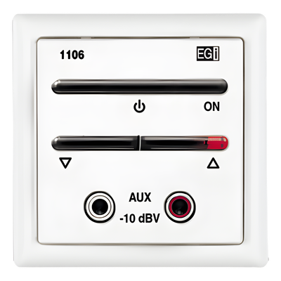 Módulo de Entrada de Audio Auxiliar / Regulador de Volumen / Compresor de Señal / Auto-mezclable 5 Unidades / 15 VDC / 1.25 W RMS | SIERRA STORE