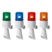 Torre de Señalización LED / Luz Ø60 mm (2.36 in) / Buzzer 95 dB / IP54 / 110 VCA / Rojo | SIERRA STORE