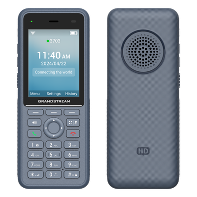 Teléfono IP Wi-Fi Inalámbrico / Wi-Fi 6 Doble Banda / IP69K / Batería 3000 mAh / 4 Vías Conferencia / Bluetooth / USB-C | SIERRA STORE