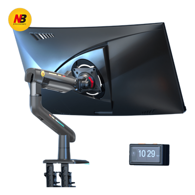 Soporte Mecánico para Monitor / 32" a 60" / Carga 2-20 kg (4.4-44 lbs) / VESA 75x75 y 100x100 mm / Iluminación RGB / Resorte de Alta | SIERRA STORE