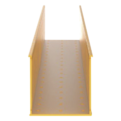 PANDUIT E4X4YL6 - Canaleta Ranurada para Fibra Óptica / 4 in Ancho x 4 in Alto / 1828.8 mm Largo / PVC Rígido / Color Amarillo / UL | SIERRA STORE