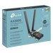 Adaptador PCIe Wi-Fi 6 / AX3000 Mbps / Doble Banda 2.4/5 GHz / MU-MIMO 2x2 / Bluetooth 5.2 / WPA3 / Antenas 2 dBi / Perfil Bajo y | SIERRA STORE