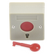 AccessPRO ACCESSPA53 - Botón de Pánico / Restablecimiento con Llave / Contactos NO/COM/NC 3A/24VDC / Material Ignífugo / 53x53x27 mm | SIERRA STORE