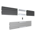 EPCOM INDUSTRIAL SDJH103 - Riel de Aluminio para Videowall / Longitud 1000 mm (3.3 ft) / Altura 120 mm / Ancho 21 mm / Diseño Modular | SIERRA STORE