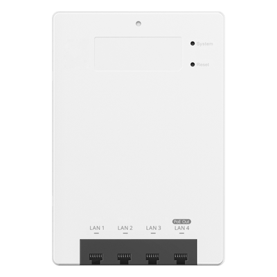 Access Point Mesh Wi-Fi 6 / AX3000 / 4 Puertos Gigabit / 320 Usuarios / Diseño Ultra-Delgado 23.5 mm | SIERRA STORE