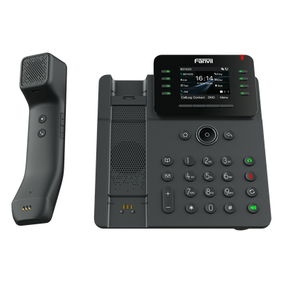 Teléfono IP / Handset Inalámbrico Bluetooth / 12 Líneas SIP / Pantalla IPS Táctil 2.8" HD / Conferencia 6 Vías / Puertos Gigabit / PoE | SIERRA STORE
