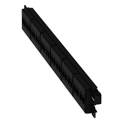 PANDUIT CP246X88BL - Panel de Parcheo / 24 Puertos / Categoría 6A / 1 UR / Plano / Negro | SIERRA STORE