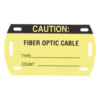 PANDUIT PST-FO - Kit de Etiquetas Autolaminadas para Fibra Óptica / 90.42 x 52.32 mm / 3.56 x 2.06 pulg / Negro con Amarillo / | SIERRA STORE