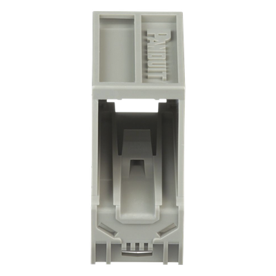 PANDUIT CADIN1IG - Adaptador de 1 Puerto / Riel DIN 35 mm (1.38 pulgadas) / Policarbonato UL94V-0 / Color Gris Internacional | SIERRA STORE