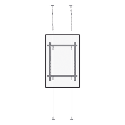 EPCOM INDUSTRIAL EMWS1U - Soporte de Montaje Suelo a Techo / Pantallas 32" ~ 75" / Carga Máxima 30 kg / VESA 400 x 600 mm / Cableado | SIERRA STORE