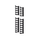 PANDUIT XGL-FMS42B - Kit de Administración de Cables / 42 UR / Dedos 100 mm / Altura 1865 mm (6.1 ft) / Ancho 25 mm / Color Negro | SIERRA STORE