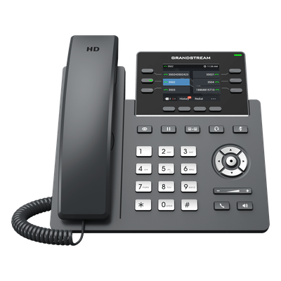 Teléfono IP / 6 Líneas SIP / Wi-Fi 6 Doble Banda / Bluetooth / 24 Teclas BLF Virtuales / Pantalla LCD 2.8" / 2 Puertos Gigabit | SIERRA STORE