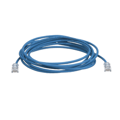 PANDUIT UTP28SP40BU - Cable de Parcheo Cat6 / UTP 28AWG / Diámetro Reducido 3.8mm / 12.19m (40 Pies) / Doble Clasificación CM/LSZH / | SIERRA STORE