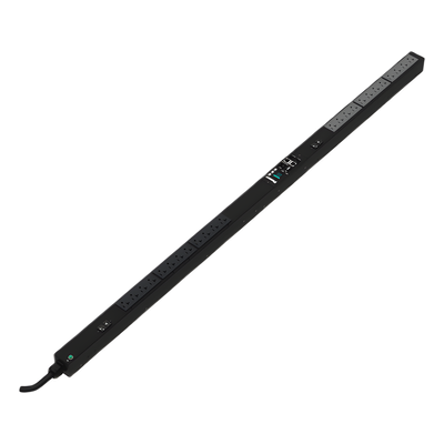 PANDUIT P24D23G - PDU Monitoreable / 24 Salidas NEMA 5-20R / Entrada NEMA L5-30P / 120 Vca / 30 Amp / Instalación Vertical / Cable 3 m | SIERRA STORE