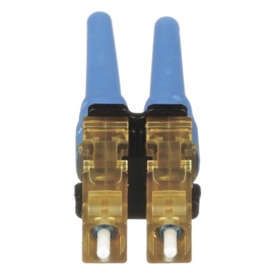 PANDUIT FLCDSCBUY - Conector de Fibra Óptica LC Duplex OptiCam, Monomodo 9/125 OS2, Pre-pulido, Color Azul | SIERRA STORE