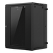 Gabinete Rack / 24 UR / 19 Pulgadas / Puerta de Cristal / Carga 80 kg / Abatible 120° / Laterales Removibles | SIERRA STORE