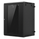Gabinete Rack / 24 UR / 19 Pulgadas / Puerta de Cristal / Carga 80 kg / Abatible 120° / Laterales Removibles | SIERRA STORE