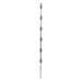 EPCOM INDUSTRIAL SYS-POST-10 - Poste para Cerca Electrificada / 6 Aisladores de Paso / Acero Galvanizado Calibre 18 / Altura 1.4 m | SIERRA STORE