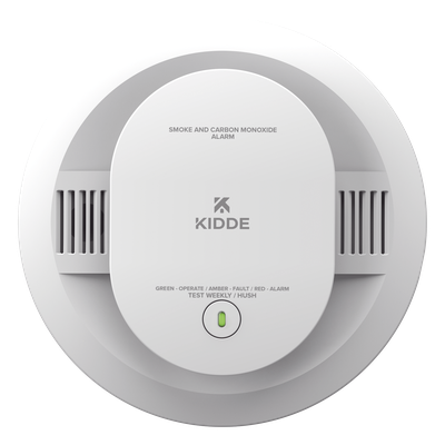 Alarma Combinada de Humo y CO / Sensor Fotoeléctrico y Electroquímico / Alimentación por Baterías AA / Función Hush / Vida Útil 10 Años | SIERRA STORE