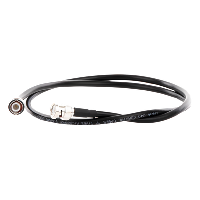 EPCOM INDUSTRIAL SBNC-240-BNC-85 - Jumper Coaxial RF / Cable LMR-240 (RG-8/X) / 85 cm / Conectores BNC Macho a BNC Macho / 50 Ohm | SIERRA STORE