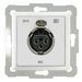 Módulo de Pared XLR / 60 mm / Alimentación Phantom 0-48 VDC / Balanceado/No Balanceado / Chasis Zincado / Blanco | SIERRA STORE