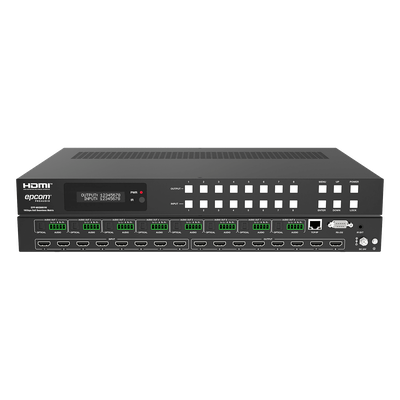 Matriz HDMI / 8x8 / 4K60 4:4:4 / 18 Gbps / Seamless / Video Wall y Multivista / Audio Balanceado | SIERRA STORE