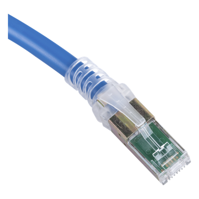 SIEMON ZM6A-07-06B - Patch Cord Cat6A UTP / CM / 2.13 m (7 ft) / 23 AWG / 10GBASE-T / PoE+ / UL2043 / Azul | SIERRA STORE