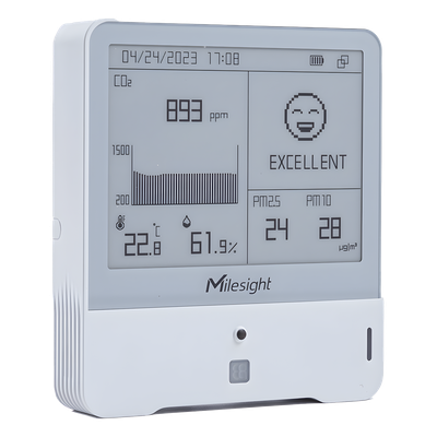 Panel Digital IoT / Monitoreo IAQ 10 Parámetros / LoRa / CO₂ TVOC HCHO O₃ PM2.5 PM10 / Pantalla Inteligente | SIERRA STORE