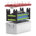 Batería LiFePO4 / 2.56 kWh / 25.6V / 100 Ah / BMS Integrado / IP65 / Comunicación RS485 y CAN | SIERRA STORE