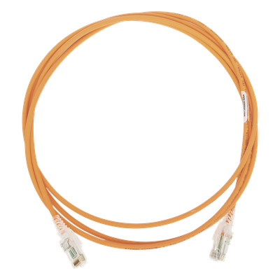 SIEMON MC6-07-0928 - Patch Cord Cat6 UTP / 28AWG Diámetro Reducido / CM/LS0H / 2.13 m (7 pies) / Naranja | SIERRA STORE