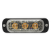 Luz Auxiliar LED / 3 LEDs Ámbar / Multivoltaje 12~24 VCD / 12 Patrones de Destello / IPX8 / SAE J595 Clase 1 | SIERRA STORE
