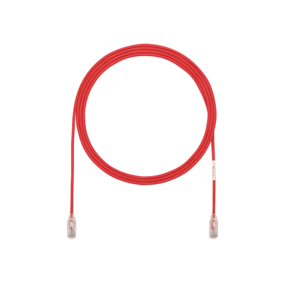 PANDUIT UTP28SP0.5MRD - Cable de Parcheo UTP / Cat6 / 28AWG Diámetro Reducido / 0.5 m (1.64 ft) / RJ45 / Rojo | SIERRA STORE