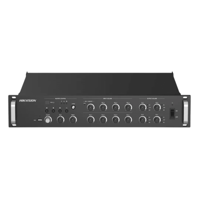 HIKVISION DS-QAZ1A1000G1-VB4 - Amplificador de Red / 4 Zonas 250W / Salida 100V/70V / Bluetooth 5.0 / Entrada de Alarma / Síntesis de | SIERRA STORE