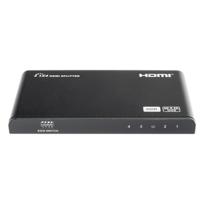 Divisor (Splitter) HDMI 4K de 1 Entrada a 4 Salidas (Simultaneas) / Soporta 4K×2K  / Ajuste de resoluciones EDID / HDR / HDMI 2.0 / | SIERRA STORE