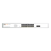 Switch Administrable PoE / 16 Puertos Gigabit PoE af/at / 2 SFP / 36 Gbps / Presupuesto PoE 240 W / Cloud Gratuito | SIERRA STORE