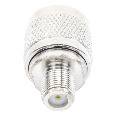 Adaptador Coaxial RF / N Macho a F Hembra / Montaje en Línea / Bronce Niquelado / Contacto Oro / Teflón / -20℃ a 80℃ | SIERRA STORE