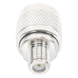 Adaptador Coaxial RF / N Macho a F Hembra / Montaje en Línea / Bronce Niquelado / Contacto Oro / Teflón / -20℃ a 80℃ | SIERRA STORE