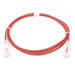 LINKEDPRO BY EPCOM LP-UT6-200-RD-28 - Cable de Parcheo Slim UTP Cat6 / 2 m (6.56 ft) / 28 AWG / RJ45 Chapado en Oro / Rojo | SIERRA STORE