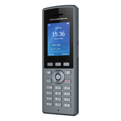 Teléfono IP Inalámbrico DECT / Alcance 400 m (1312.3 ft) Exteriores / IP67 / 20 Cuentas SIP / Pantalla TFT LCD 2.4 Pulgadas / Audio | SIERRA STORE