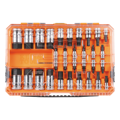 Juego de Dados / 13 Piezas / SAE-Métrico-Hex-Torx® / 3 Conducciones 1/4-3/8-1/2 Pulgada / Acabado Moleteado / Marcado en Relieve | SIERRA STORE