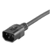 PANDUIT PLD06BL - Cable de Alimentación con Bloqueo / IEC C13 a C14 / 17 AWG / 10A / 1.8 m (6 ft) / Paquete 10 Piezas | SIERRA STORE