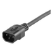 PANDUIT PLD06BL - Cable de Alimentación con Bloqueo / IEC C13 a C14 / 17 AWG / 10A / 1.8 m (6 ft) / Paquete 10 Piezas | SIERRA STORE