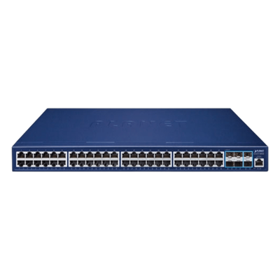 Switch Gestionado Capa 3 / 48 Puertos Gigabit / 6 Puertos SFP+ 10G / Routing IPv4/IPv6 / 216 Gbps / NMS Integrado | SIERRA STORE
