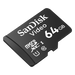 Memoria microSD / 64GB / Alta Resistencia / Videovigilancia / Clase 10 / -25°C a 85°C / 32 TBW | SIERRA STORE