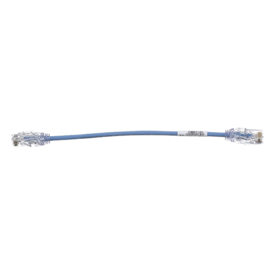 PANDUIT UTP28SP0.2MBU - Cable de Parcheo UTP / Cat6 / 28AWG Diámetro Reducido / 20 cm (0.66 ft) / Azul | SIERRA STORE