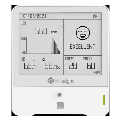 Sensor LoRaWAN 9 en 1 / Pantalla E-Ink 4.2 pulgadas / Alcance 15 km (49,212 ft) / Monitoreo Ambiental Integral / Batería Multianual | SIERRA STORE