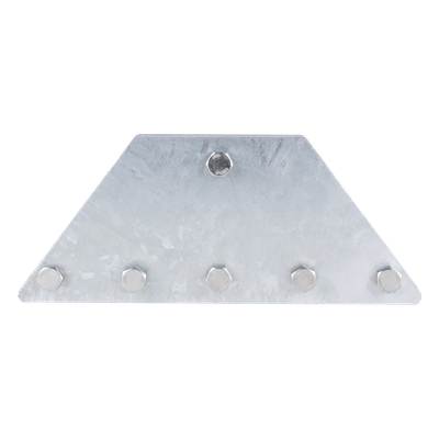 Placas Igualadoras de Retenida / 6 Retenidas / Acero Galvanizado por Inmersión / Kit con Tornillería y Separadores | SIERRA STORE