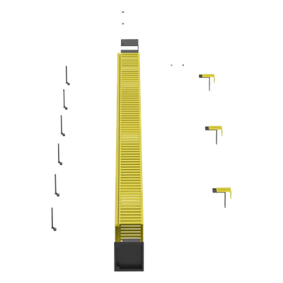 PANDUIT FRHD4KTYL - Kit de Administrador de Cables Vertical / Canaleta 4x4 / Altura 1828.8 mm (6 ft) / ABS Libre de Halógenos / | SIERRA STORE