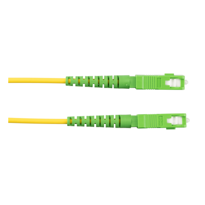 PANDUIT F913RANANSNM005 - Jumper de Fibra Óptica / Monomodo OS2 9/125 / SC/APC-SC/APC Simplex / OFNR Riser / 5 m (16.40 pies) / | SIERRA STORE
